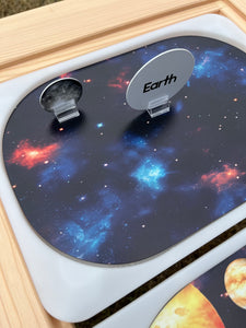 Space Insert and Planet Pieces-Flexiboard