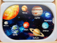 Load image into Gallery viewer, Space Insert and Planets Pieces-Wood

