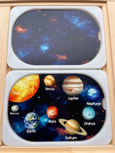 Load image into Gallery viewer, Space Insert and Planets Pieces-Wood
