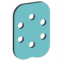 Load image into Gallery viewer, PP 6 Hole Large Insert

