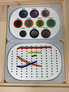 Small Hole Peg Board Trofast Insert