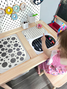 Black Acrylic Peg Board