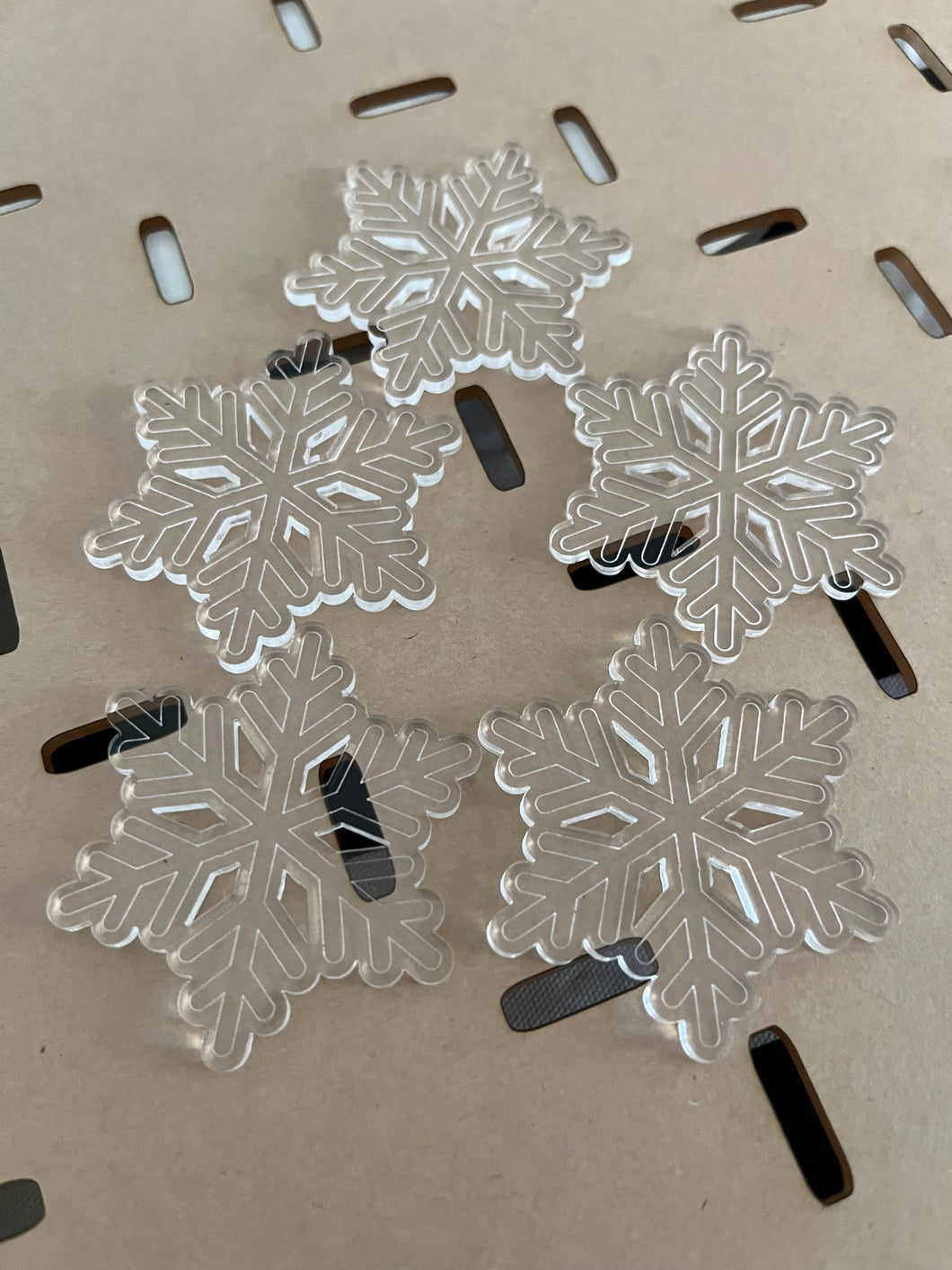 Acrylic Snowflakes – Duck Duck Play!